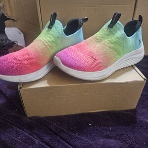 Skechers Multicolor Kids Slip-On Sneakers